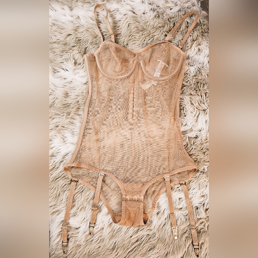 LAperla Mash Body Suits Nude